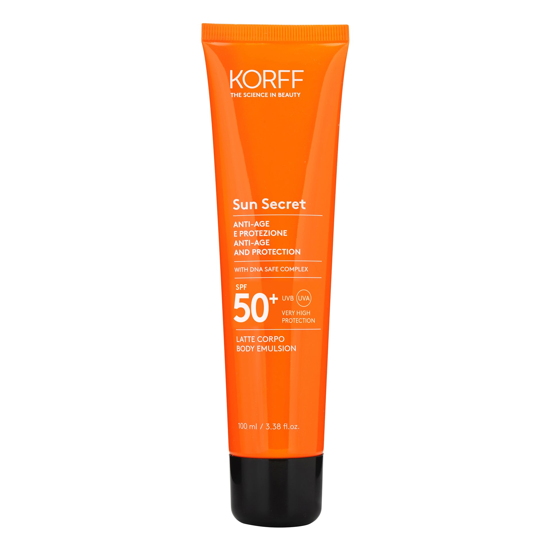 Sun Secret Latte Solare Protettivo ed Anti Age SPF 50 - Cura della pelle e make up - Korff