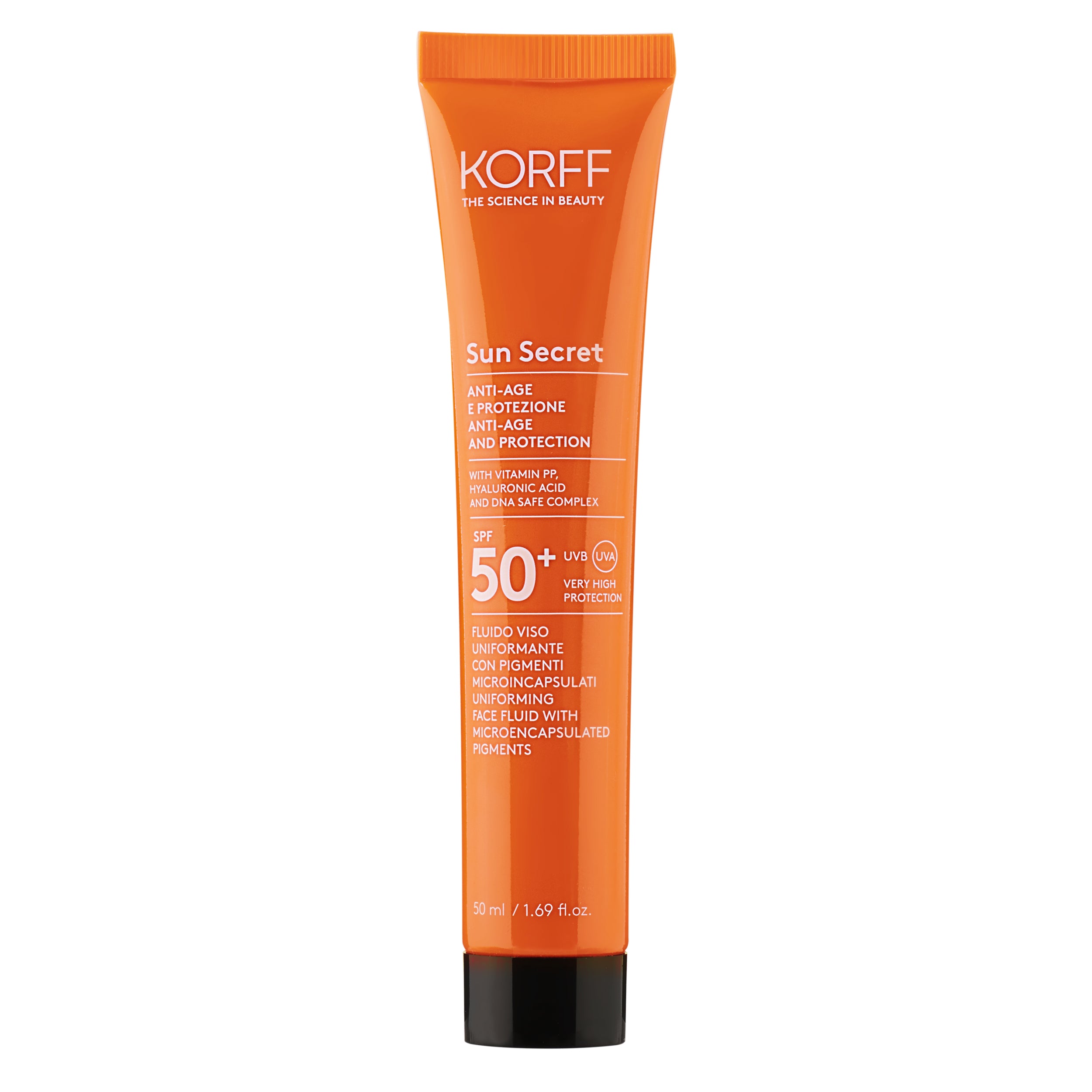 Fluido Viso Uniformante con Pigmenti MicroinCAPSULAti SPF50 - Cura della pelle e make up - Korff