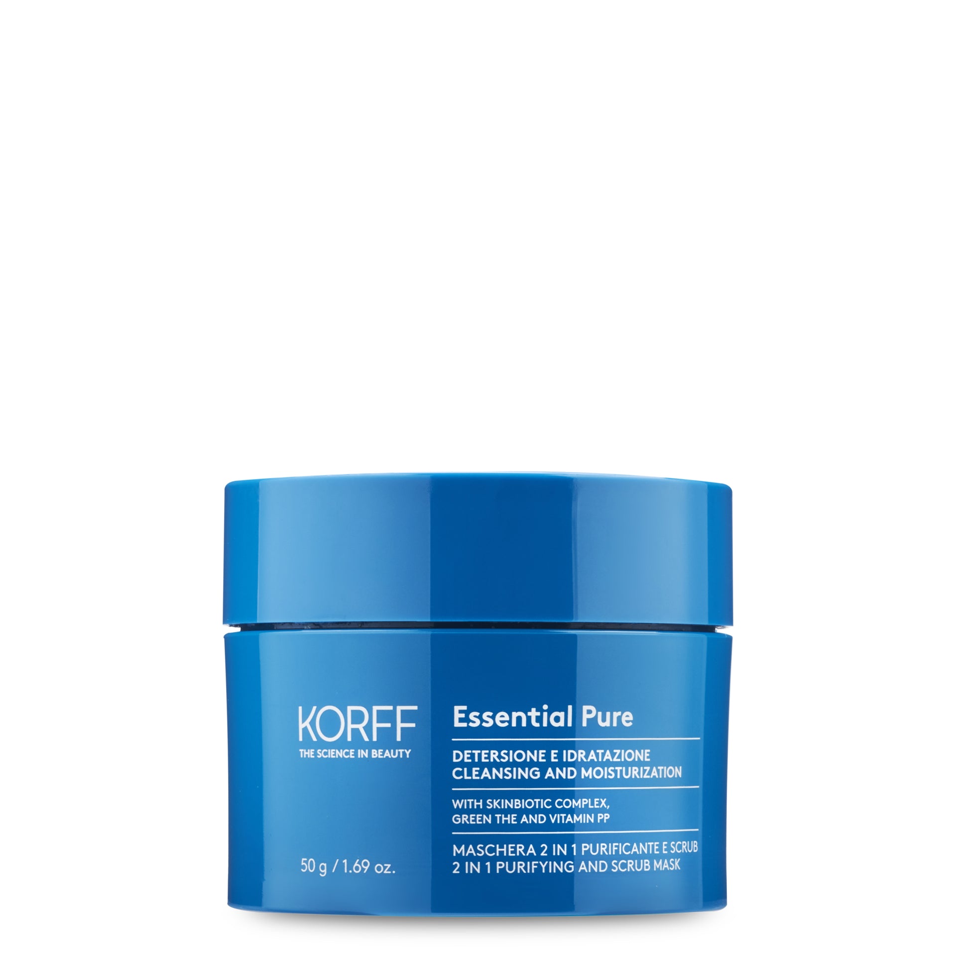 Essential Maschera 2 in 1 Purificante e Scrub - Cura della pelle e make up - Korff