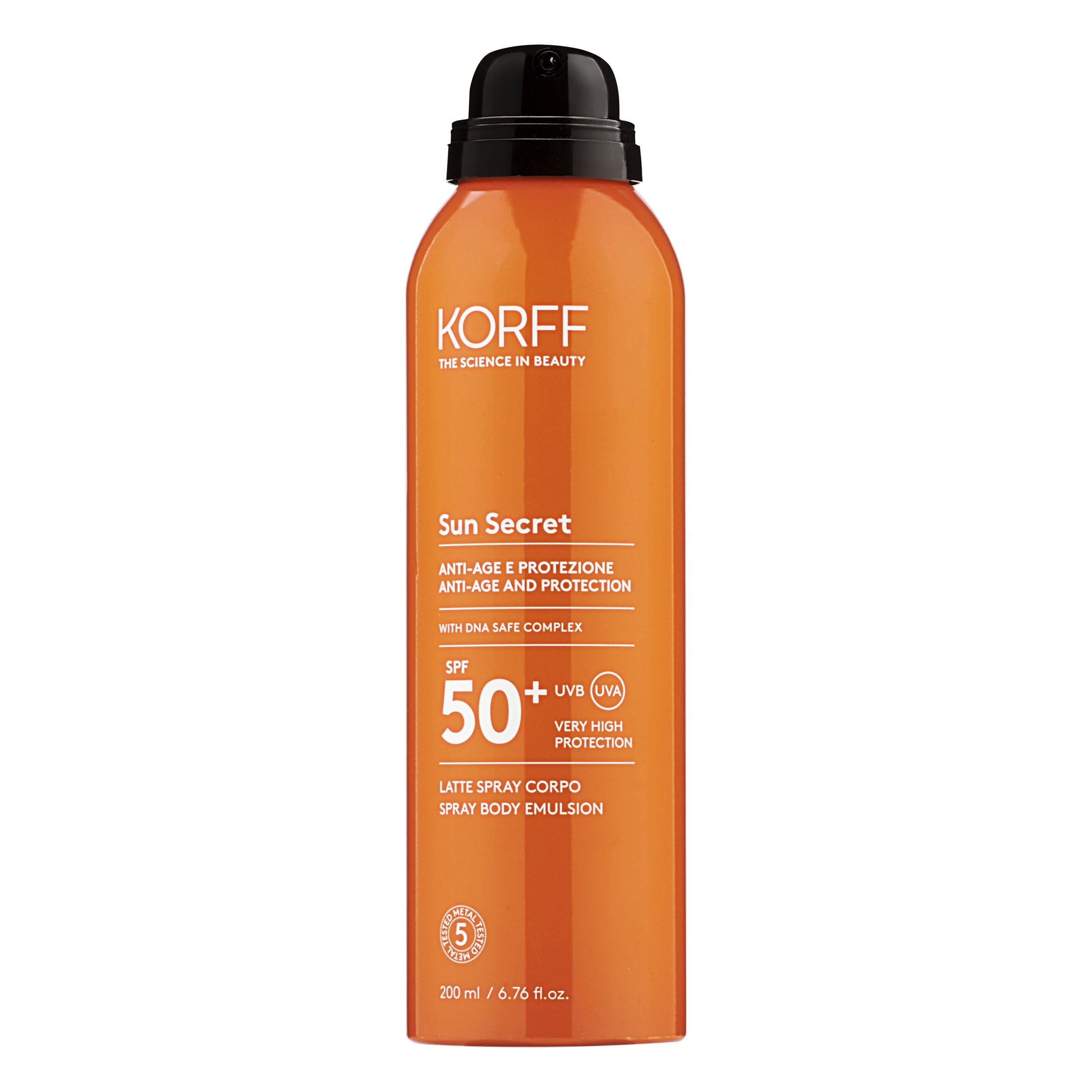 Latte Spray CORPO SPF 50+ - Cura della pelle e make up - Korff